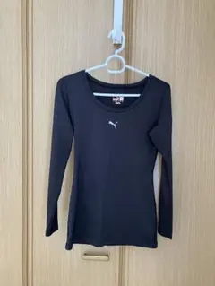 PUMA ブラック 長袖 アンダーシャツ Mサイズ