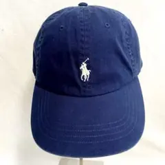 美品✨POLO RALPH LAUREN キャップ 59cm ラルフローレン 紺