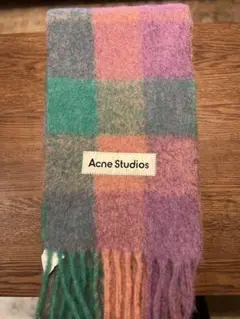 【超美品】Acne Studios チェック柄マフラー