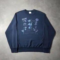 90s SCREEN STARS flower print sweatshirt