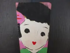 時代物【ストック品】戦前大日本帝国 慰問用 可愛い羽子板 木板 無病息災 レトロ