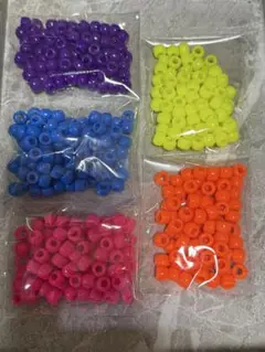 ビーズ アクリルビーズ カラフル ビーズセット