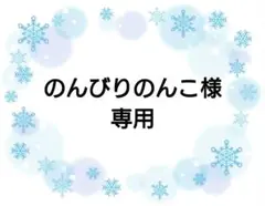 のんびりのんこ様専用