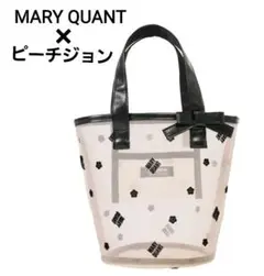 新品　PJ　ピーチジョン　MARY QUANT　コラボ　デイジーシアーミニトート