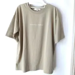 OZOC　サイドスリットロゴTシャツ