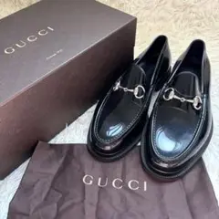 ✨美品　GUCCI グッチ ホースビット レインシューズ ローファー 27cm