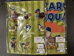 北海道日本ハムファイターズ　カルガモ隊　ハンドタオル１枚・フェイスタオル１枚