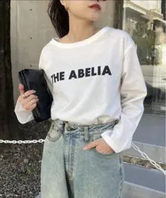 《新品・タグ付き》梨地シアーアソートロゴTEE ホワイト