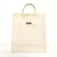 トートバック　フレンチブル　シンプル　エコバック　縦型レッスンバック　サブバック