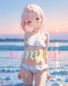 c273 美少女 かわいい イラスト 下着 コスプレ セクシー A4ポスター