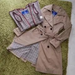 バーバリー ブルーレーベル BURBERRY トレンチコート ノバチェック