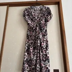 【SALE】FIFILLES Paris 半袖ひざ丈ワンピース