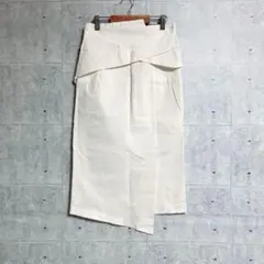 【ルフトローブ】タイトスカート (7) ペンシル ミモレ丈 シンプル無地
