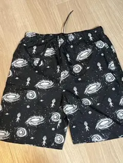 ちびまる子　友蔵、宇宙柄ショートパンツ 黒