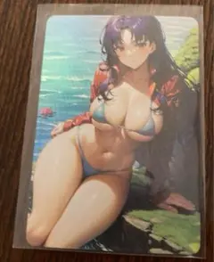 エヴァンゲリオン　ミサト　両面　セクシー　カード