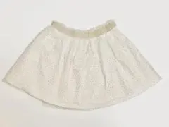 ドット柄シフォンスカート