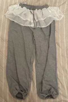 スカート付きスウェットパンツ フリル付き しまむら 新品未使用