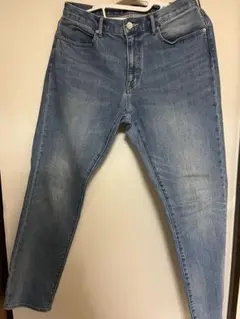 ライトブルーデニムストレートパンツ