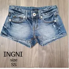 最終価格！INGNI デニムショートパンツ XS ヴィンテージ風 美脚 脚長効果