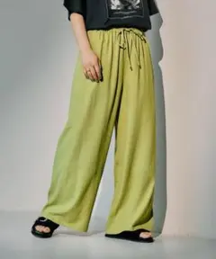 新品タグつき 完売品 LEPSIM リネンブレンドイージーパンツ