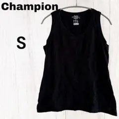 Champion 【S】ブラック タンクトップ シンプル