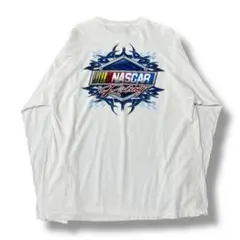 【00s】NASCAR Racing チェッカーフラッグ ロングスリーブTシャツ