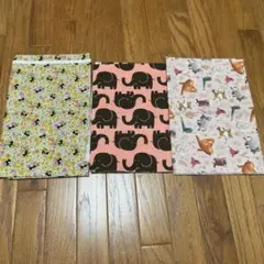 アニマル柄はぎれセット　象　猫　くま　うさぎ　カエル　かわいいはぎれセット