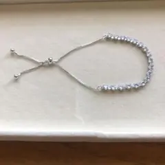 シルバー#クリスタルブレスレット②