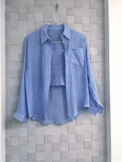 アンサンブル・ビスチェ　きれいめブラウス