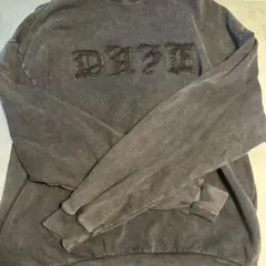 DAZE刺繍グレー長袖スウェット