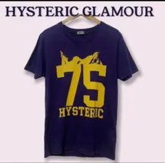 ヒステリックグラマー ナンバリングプリント 半袖 Tシャツ S パープル