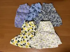 GU ティアードキュロット 120 5着セット