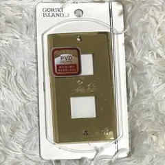 GORIKI ISLAND スイッチカバー ゴールドカラー