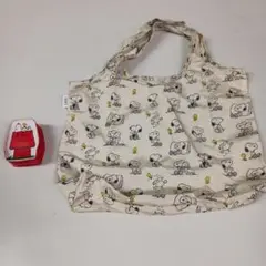 スヌーピー エコバッグ ナチュラル　DHC 非売品