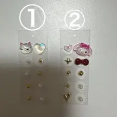 耳ツボジュエリー　キティ　マイメロ