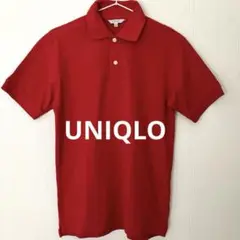 UNIQLO ユニクロ ドライカノコポロシャツ S 赤　レッド
