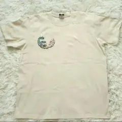 【美品】ジャムマーケットJAMMARKET　マンタイラストTシャツメンズ
