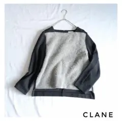 CLANE クラネ フロントファープルオーバーカットソー サイズ1