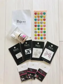 【新品未使用】Bijou スワロフスキー　デコレーションシールセット