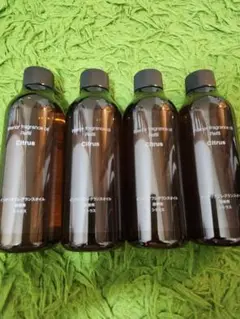 【無印良品 インテリア フレグランスオイル詰替用 シトラス200mL】4本セット