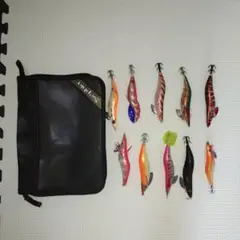 エギ・餌木 10個シマノ製ポーチセット