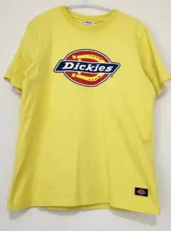 Dickies ディッキーズ Tシャツ ビッグロゴ イエロー Lサイズ
