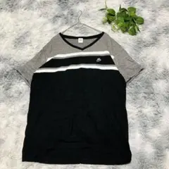 TAKEO KIKUCHI タケオキクチ (L) Vネック Tシャツ 半袖