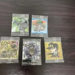 ジョジョの奇妙な冒険　ウエハース　シール5枚組(未開封)