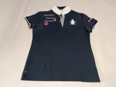 Munsingwear 半袖ネイビー ポロシャツ レディース Mサイズ