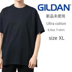新品未使用 ギルダン ウルトラコットン 無地 半袖Tシャツ ブラック XL