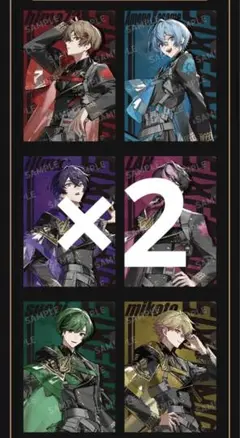 クリアファイル コンプセット×2 シクフォニ セブンイレブン