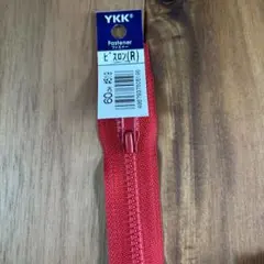 YKK 赤 60cm ファスナー