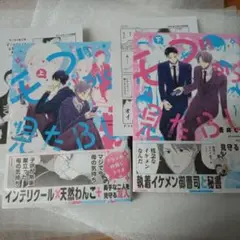 モブから見たBL 上下巻　各特典ペーパー付　※上巻表紙曲がり有り