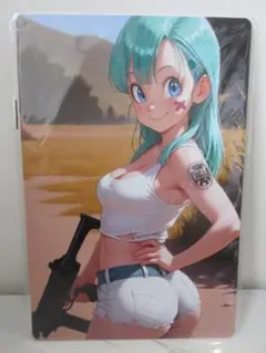 ドラゴンボール-/BULMA⑥【ブリキ看板／メタルサイン】